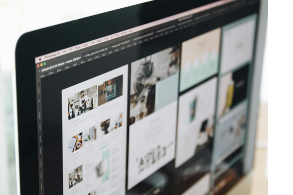 brand guidelines stack of papers for brand development services